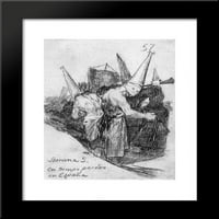 Sveta sedmica u Španjolskoj u Timesu prošla Framed Art Print Francisco Goya
