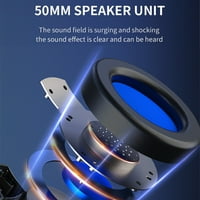 AMLBB 7. Surround zvučne slušalice za USB slušalice sa mikrokim za uklanjanje buke i LED svjetlosnom