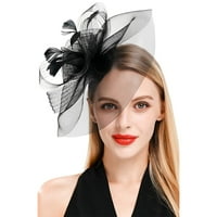 Ociviesr šeširi za žene fascinatore Ženske cvijeće za čajnu zabavu Kuglični vjenčani dječaci