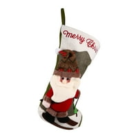 Viseće bombonske torbe Dizajn čarape Božić Božićni poklon Pauch Privjesak