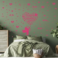 Toyfunny Pink Valentinovo Svjetlosni paste ljubavno pismo kombinacija DIY samoljepljiva fluorescentna