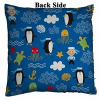 Prekrasno morsko reverzibilno sireno sirena Cover Cover Home Decor Sequin jastuk veličine