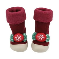 JPGIF Zima Novo zadebljane tople čarape za bebe Božićne dijete dječje cipele za djecu koja hodaju poklon