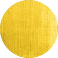 Ahgly Company u zatvorenom okruglom sažetkom žutim prostirkama savremene površine, 3 'runda