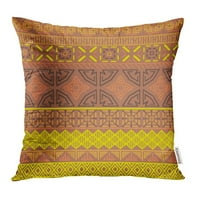Tribal etnički apstraktni geometrijski afrički motivi Savršeni dizajn tkiva jastučni jastuk