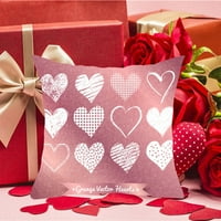 Početna za sofu Cover Day Valentinovo dekor jastuk za jastuk Sretan ukrasni bacanje jastuk kauč Kućni