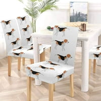 Beagle Dogs Stretch stolica Prekrijte zaštitni sjedalo klizač za blagovaonicu Hotel Wedding Party Set