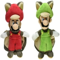 Little Buddy Mario Plish luck set - leteći vjeverica Mario & Squirrel Luigi