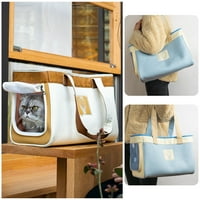 Nosač za kućne ljubimce za mačke platnene točke sa mrežnim prozorima Putne torbe sa zatvaračem