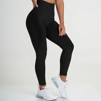 Koaiezne joga Sports Boja za podizanje ženskih fitnesa High struk hlače za trčanje joge hlače