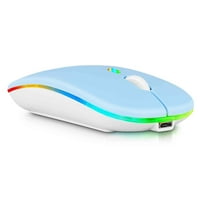2.4GHz i Bluetooth miš, punjivi bežični miš za Lenovo tab Bluetooth bežični miš za laptop MAC računarsku