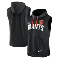 Muški Nike Black San Francisco Giants Majica s kapuljačom bez rukava