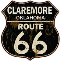Oklahoma Route Shield Metal Sign Man Cave Garaža 211110014189