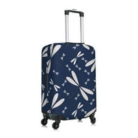 Poliesterski elastični poklopac prtljage, vintage plavi zmajnski uzorak putni kofer za prah za prah