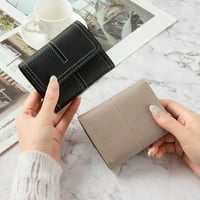 Novčanik za karticu Ruanlalo, nosač kreditne kartice Prijenosni prikladna mekana kožna multi džepna