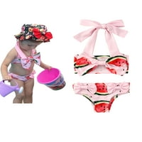 Baby Girl kupaći kupaonice Bikini setovi kupaće kostime dojenčad ljetna plaža odijelo Top kratke hlače