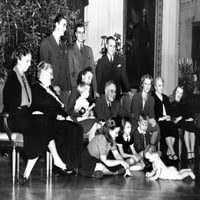 Franklin Roosevelt božićna porodična fotografija u istoriji Bijelog kuće
