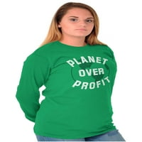 Sačuvaj planetu Ljubavna zemlja Klima Promjena dugih rukava Majica Muškarci Žene Brisco Marke 3x