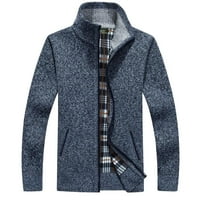 Jesenja naziva i zimske mršave jakne za muškarce Trendy Basic Prozračivi dugi rukavski kaputi Udobne