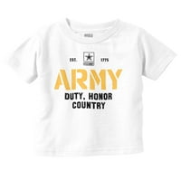 Vojni ponos Vojni stil PT Todler Boy Girl majica Dojenčad Toddler Brisco Brends 4T