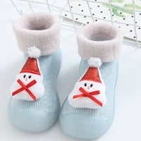 Vučene dječje papuče djevojke snijeg božićne čarape cipele djeca dječje čarape crtane babdene cipele