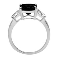 CT briljantan aspekser Clear Simulirani dijamant 18k bijelo zlato Trobotan prsten s 455