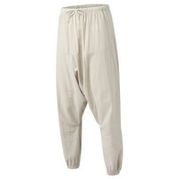 Teretne pantalone, Ležerne prilike Ležerne prilike Loosed Crckstring Mid struk joga harem hlače sa džepovima