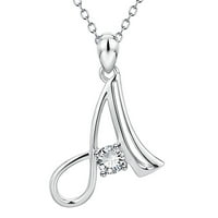 Pgeraug pokloni za žene modni poklon engleski naziv slova naziv lanaca privjesak ogrlice nakit žene