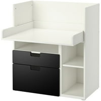IKEA Desk sa ladicama, bijelom, crna 8204.81420.262