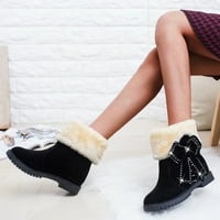 HGW modne ženske cipele debele zimske čizme za snijeg zimske gležnjeve kratke čizme pada cipele