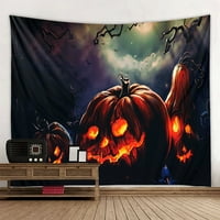 Loopsun Fall Halloween ukrasi za uštedu za dom, 150x Noć vještica Tapiserija zidna spavaća soba Dormicationi