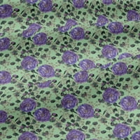 Onuone viskoznog dresa Listovi tkanine i cvjetna tkanina za šivanje tiskane ploče za obnarenje pored