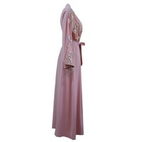 Ociviesr Dame Ljeto Tri cvjetna mreža labava kariganska haljina haljina Batik haljina Indonezija Hijab