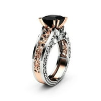 Heiheiup cvjetni prsten odvajanje ruže modne boje zlata Angažman za vjenčanje za žene prstenove za prstenje