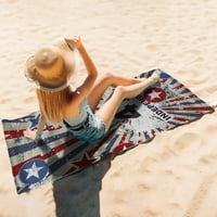 Kipliki Veleprodaja američke zastave Ručnike za plažu na velikoj američkoj ručnici za plažu Lagani prugasti