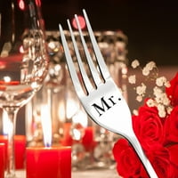 Fork poklon za ljubavnicu ugraviranog vilice za tabelu za jelo prekrasan sa graviranjem djevojke i kuhinjskim
