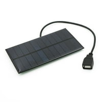 1.65W Solarna ploča Power Bank USB punjač za pametne telefone Prijenosni uređaj za punjenje za kampiranje