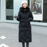 Ženska zimska jakna Topli kaput tanak krilni sa kapuljačom patentni zatvarač Deblji kaput HOT6SL4490589