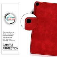 Dteck Novčanik za Samsung Galaxy Tab S Lite 10.4 P, magnetni folio retro kožni držač kartice poklopac