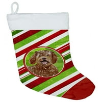 Caroline's blaga labradoodle Candy stripe višebojne božićne čarape, sa mekom antilop tkaninom 18