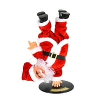 Božićni električni pjevač Santa Claus igračka obrnuta rotacija pjevanja plesnih igračaka Santa lutke
