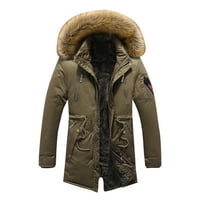 Nova muška korejska kaputa kaputa Muška zimska jakna s kapuljačom s kapuljačom sa kapuljačom na rukavu