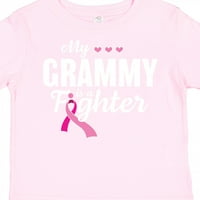 Inktastična svijest karcinoma dojke Moja grammy je borac poklon dječaka majica za mališana ili majica