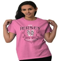 New Jersey The Warden State Feminine Plaža Ženska grafička majica Tees Brisco Marke