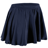 HiLOR ženska plička suknja Athletic a tanka cinkol skroz dno