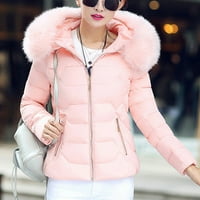 I vjetroelektrana ženska jakna kaput žene lagane kapuljače na velikim rukavima, pakiranje sa dugim rukavima, jakna s jaknom toplim zimskim kaputom