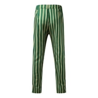 Muške hlače SHPWFBE Striped ispisano odijelo elastično stopalo s muškim joggerima sa džepovima