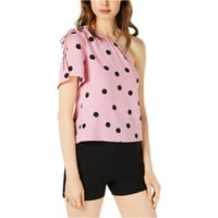 Bar III Ženski bluza s jednim ramenom, ružičasta, XX-mala