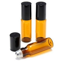 Trgovina 5ml 10ml Amber Roll na staklenim bočicama valjka za parfem esencijalno ulje
