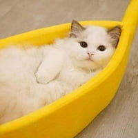 Yirree Slatka banana mačka krevet kućni ljubimac krevet mekač mačji krevet, lijepi kućni ljubimci za